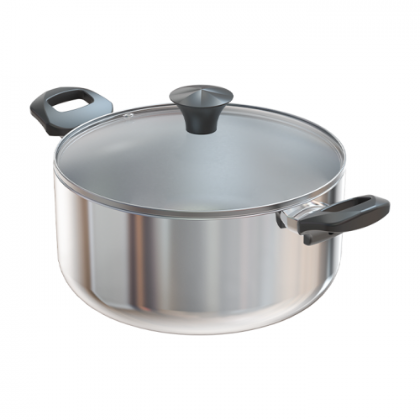 WALTON Vibrant Casserole with Glass Lid 26cm